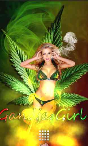 Sexy Weed Girl Magic Touch LWP 1