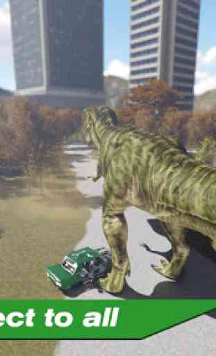 Simulator T-Rex in City 2