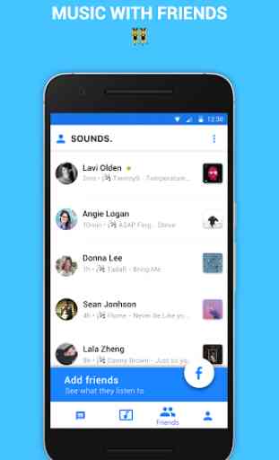 Sounds app - Music and Friends 1
