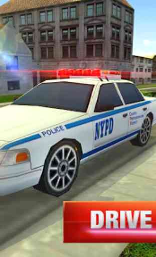 Urban Crime City Police Van 3D 3