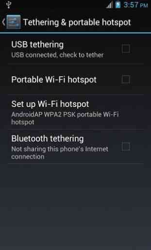 USB Tether Popup Free 2