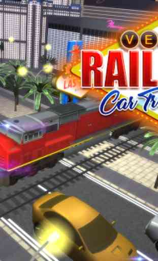 Vegas Railroad Car Traffic 3D 1