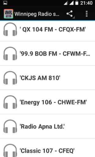 Winnipeg Radio stations 2