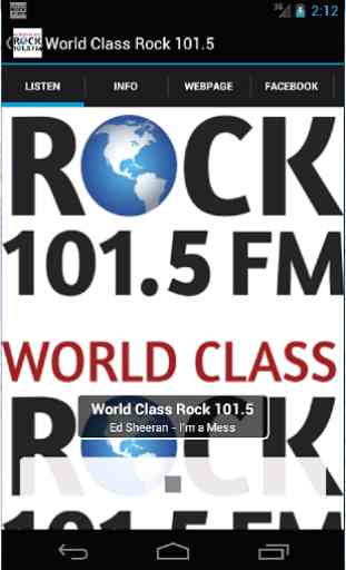 World Class Rock 101.5 1