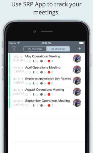 SRP App - Team Meeting Attendee Collaborative Todo List Manager & Task Organizer 1