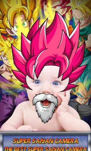 Super Saiyan Sticker Camera - Cartoon & Manga Photo Booth for Hair Goku 4