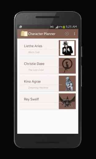 Character Story Planner 1