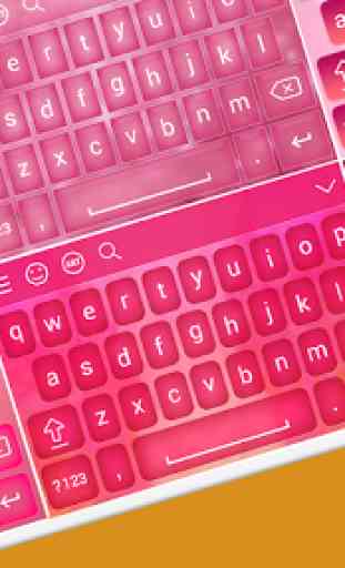 Sweet Pink Keyboard Theme 1