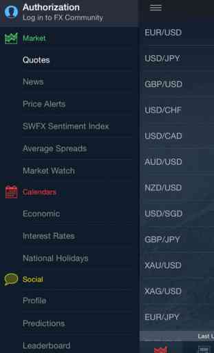 Swiss Forex : real-time FX quotes & news 3