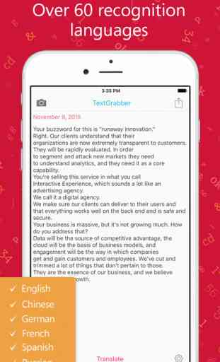 TextGrabber – image to text: OCR & translate photo 2