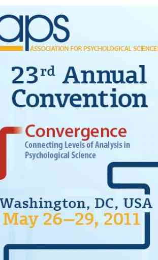 APS 23rd Annual Convention 1