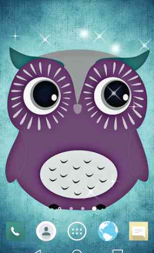 Cute Owl Live Wallpaper 1