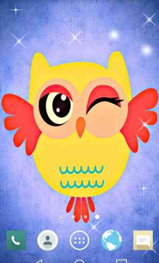 Cute Owl Live Wallpaper 2