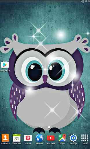 Cute Owl Live Wallpaper 4