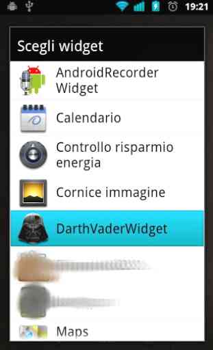 Darth Vader Widget 2