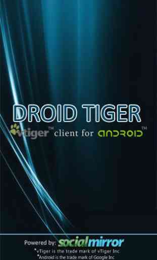 DroidTiger - A vTiger Client 1