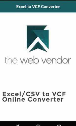 Excel to VCF Converter 1