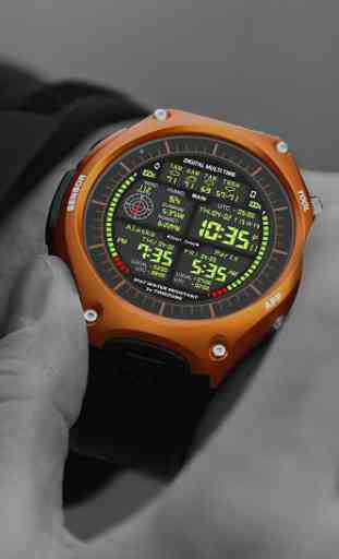 F08 3 x World Clock Watch Face 4