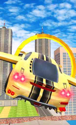 Futuristic Flying Car Drive 3D 1