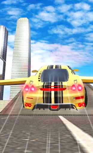 Futuristic Flying Car Drive 3D 4