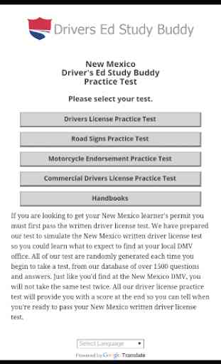 New Mexico Driver License Test 1