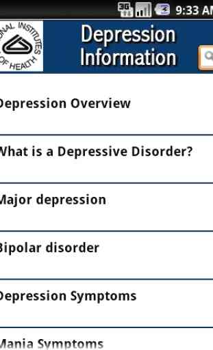 NIH Depression Information 1