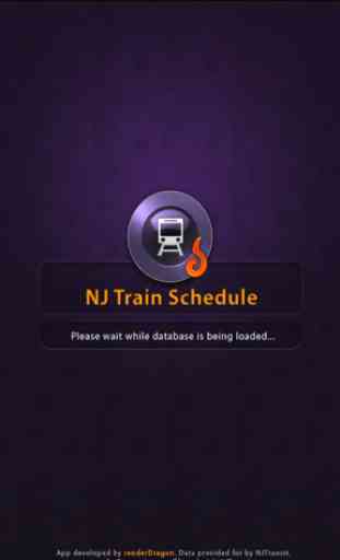 NJ Train Schedule 1
