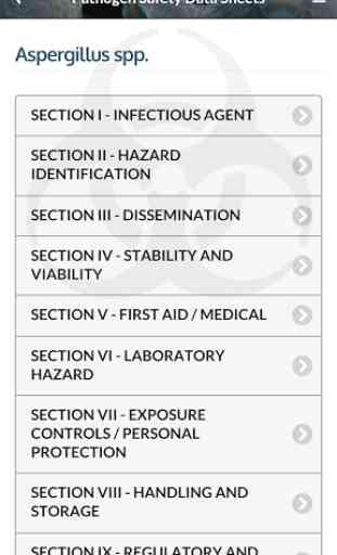 Pathogen Safety Data Sheets 2