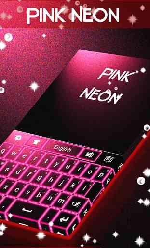 Pink Neon Keyboard Free 1