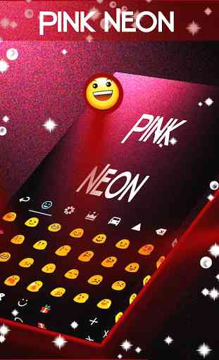 Pink Neon Keyboard Free 3