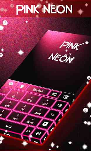 Pink Neon Keyboard Free 4