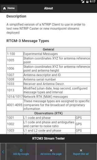 RTCM3 Stream Tester 3
