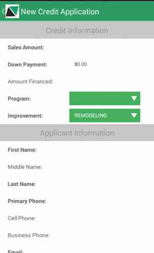 Service Finance Dealer App 2