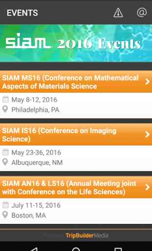 SIAM 2016 Conferences 2
