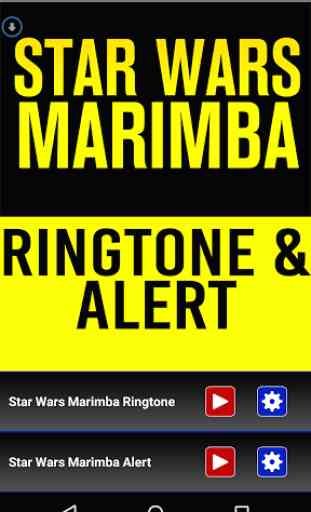 Star Wars Marimba Theme Tone 1