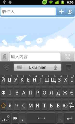 Ukrainian for GOKeyboard-Emoji 4