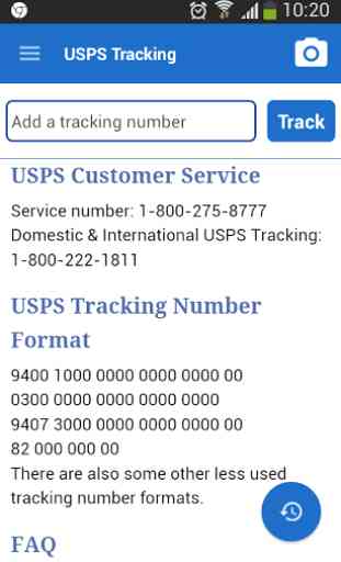 USPS Tracking Tool 1