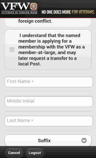 VFW Mobile Recruiter 2