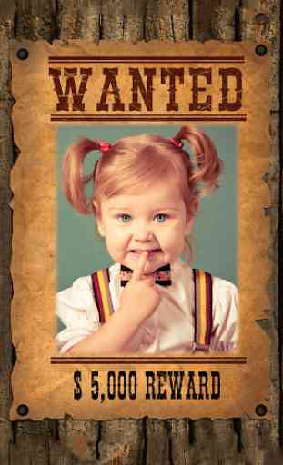 Wanted Poster Photo Montage 2