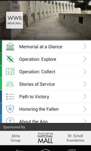 World War II Memorial App 1