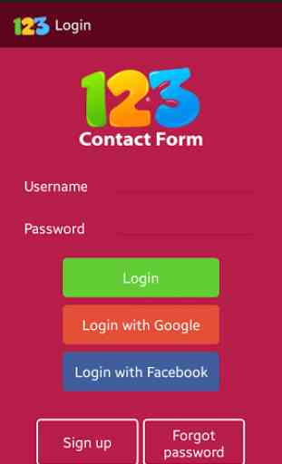 123ContactForm Web Forms 1