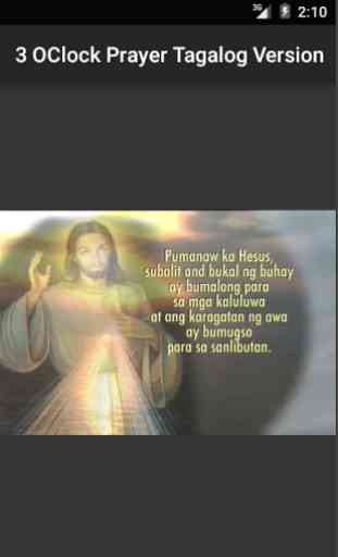 3 O'Clock Prayer Tagalog Ver 1