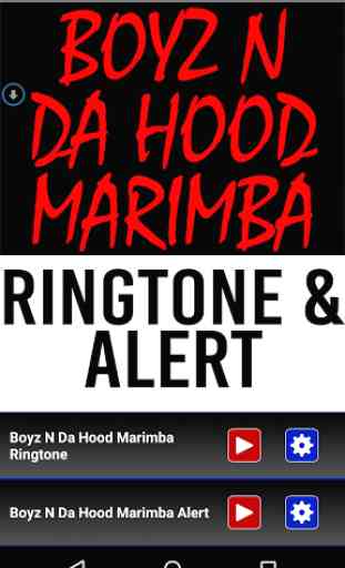 Boyz n da Hood Marimba Tone 1