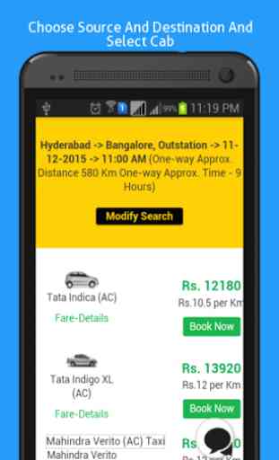 Cab Booking(Taxi) App India 2