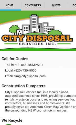 City Disposal Services, Inc 1