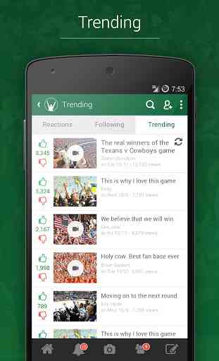 FanReact-Sport Fans Social App 4