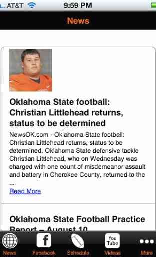 Football News - Oklahoma State 2