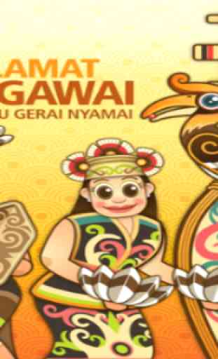 Gawai Dayak Greeting Card 2