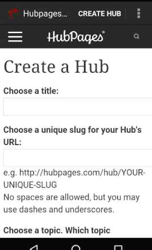 Hubpages App 2