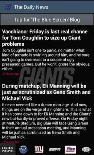 JD's New York Giants News 1